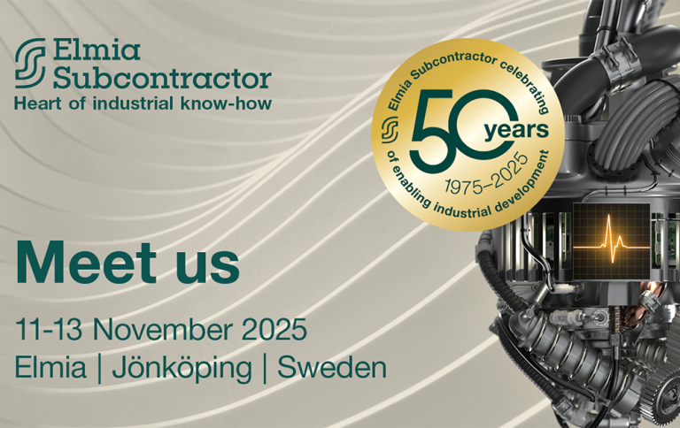 Join us at Elmia Subcontractor