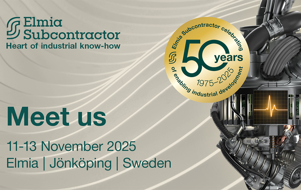 Join us at Elmia Subcontractor